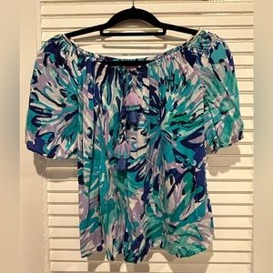 Lilly Pulitzer off the shoulder top